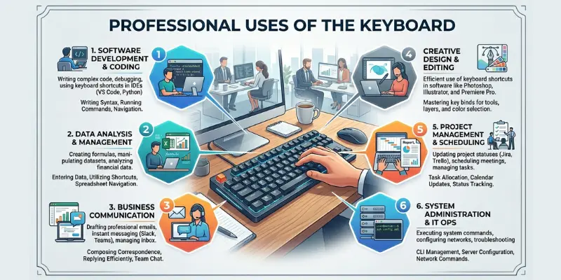 10 uses of keyboard