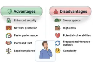 Advantages and disadvantages of Software Security