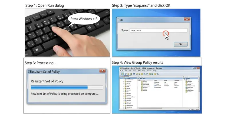 Computer Using Resultant Set of Policy (rsop.msc)