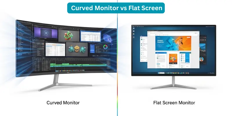 Curved Monitor vs Flat Screen