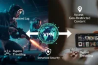 How does a VPN improve both gaming and streaming experiences on TikTok?