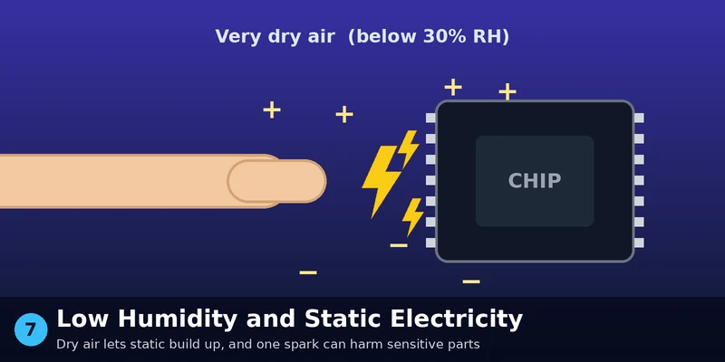 How Low Humidity Affects Computers