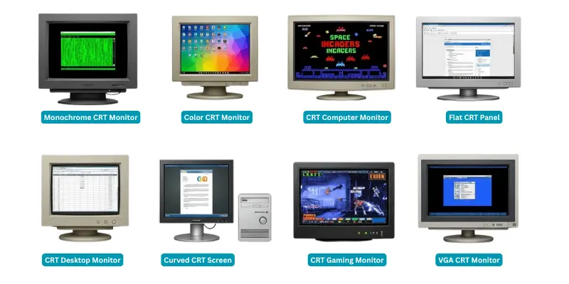 Types of CRT Monitors